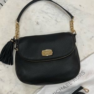 Michael Kors Bedford Tassel Purse in Black
